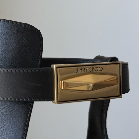 New Jimmy CHOO Nell Ankle Boot 85 Black Calf
Leather Ankle Boots $1,395 41 - Picture 11 of 16